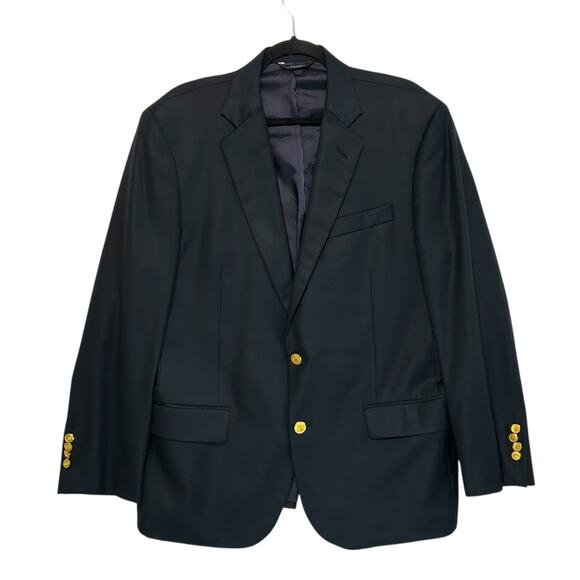 Brooks Brothers Country Club Saxxon Madison Blazer Vintage Men's Sz 41 Black